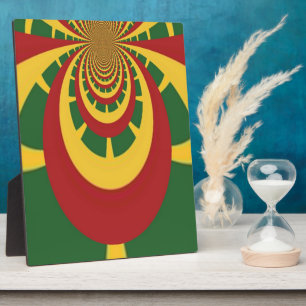 Plaque Photo Belle Rasta Extraordinaire Couleurs Art Imprimer