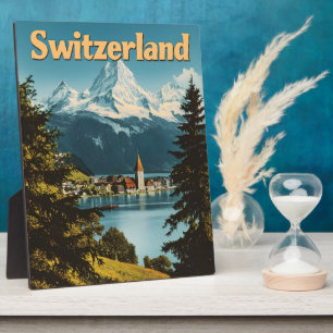Plaque Photo Belle Suisse Alpes suisses Montagnes Pittoresques