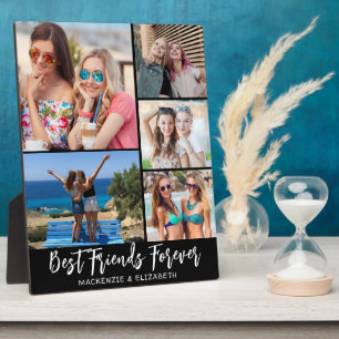 Plaque Photo BEST AMIS CONTINUEL FOREVER 5 Photo Collage