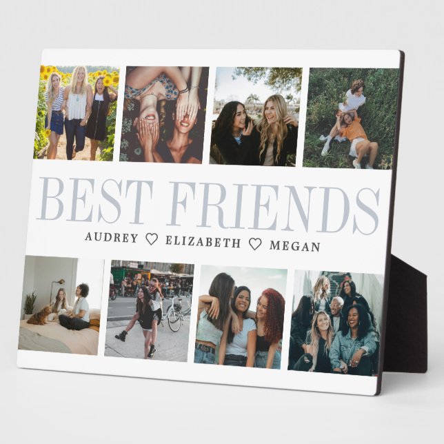 Plaque Photo Best Friends Cadeau Soul Sisters Photo Collage (Côté)