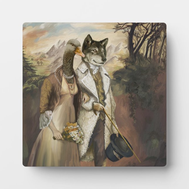 Plaque Photo Bêtes nobles - Loup dans les vêtements de mouton (Devant)