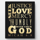 Bible biblique chrétienne Verse - Micah 6:8