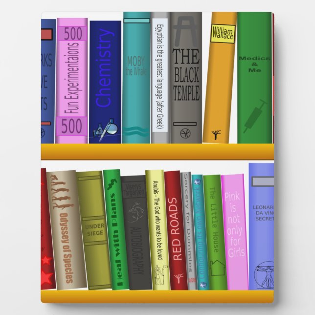 Plaque Photo bibliothèque bibliothèque bibliothèque lecture (Devant)