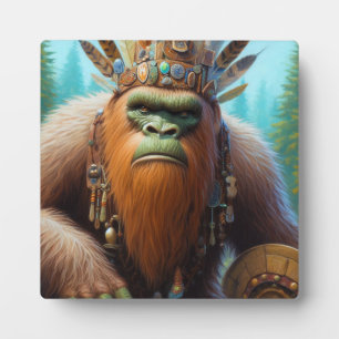 Plaque Photo Bigfoot Eco Warrior