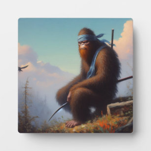 Plaque Photo Bigfoot Ninja