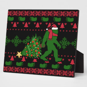 Plaque Photo Bigfoot on genou
