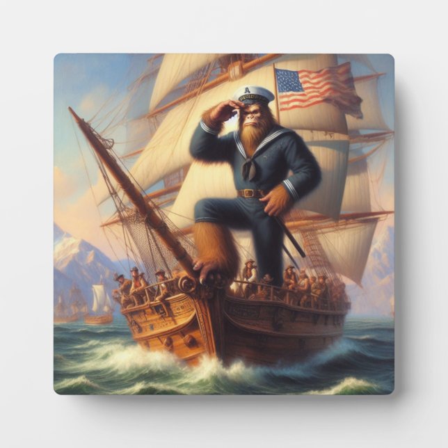 Plaque Photo Bigfoot Sailor (Devant)