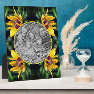 Plaque Photo Black Eyed Susan Flower Ajouter votre propre photo