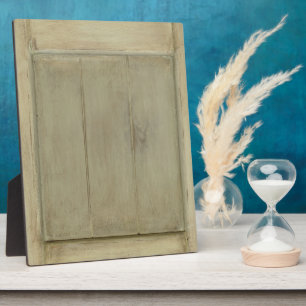 Plaque Photo Bois peint rustique