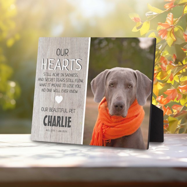 Plaque Photo Bois rustique de campagne | Mémoire photo de compa (Créateur téléchargé)