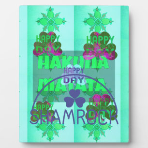 Plaque Photo Bonne Saint Patrick's Day Hakuna Matata Art Print