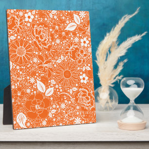 Plaque Photo Botanical Beauties Orange