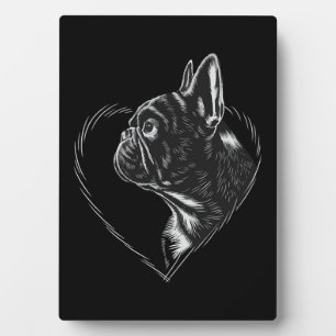 Plaque Photo Bouledogue français