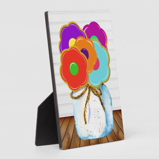 Plaque Photo Bouquet de cookies (Côté)