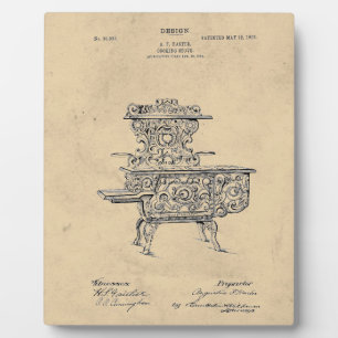 Plaque Photo Brevet vintage Fancy Stocks