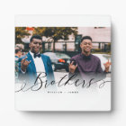 Brothers Script Cadeau Pour Brothers Photo Keepsak