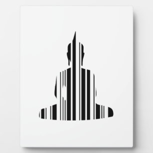 Plaque Photo BUDDHA BAR CODE Modèle de code-barres bouddhiste