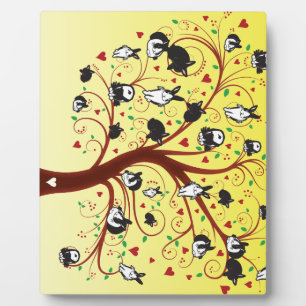 PLAQUE PHOTO BUNNY TREE