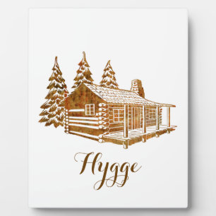 Plaque Photo Cabine de journal confortable - Hygge ou votre pro