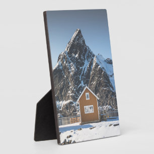 Plaque Photo Cabine jaune Lofoten