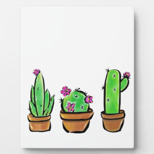 Plaque Photo Cactus cactus cactus succulents