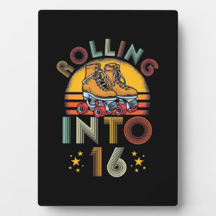 Plaque Photo Cadeau d'anniversaire   Retour À 16 Ans