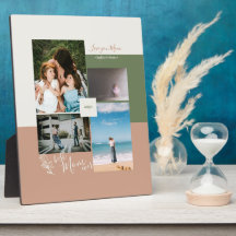 Cadeau de fête des mères Meilleure maman Collage d