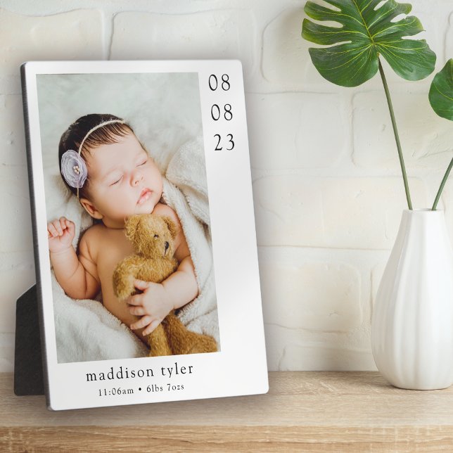 Plaque Photo Cadeau de nouveaux grands-parents (Créateur téléchargé)