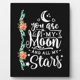 Plaque Photo Cadeau mariage   Vous Êtes Ma Lune Et Toutes Les É