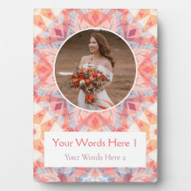 Cadeau personnalisé rose étoile Mariage Anniversai