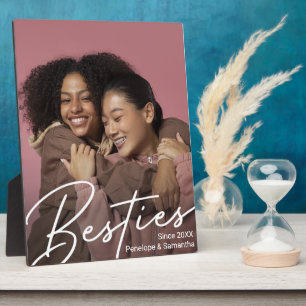 Plaque Photo Cadeau photo moderne Besties