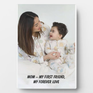 Plaque Photo Cadeau photo personnalisé pour maman - Mon premier