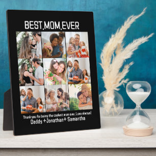 Plaque Photo Cadeau pour la meilleure maman Collage de photos d
