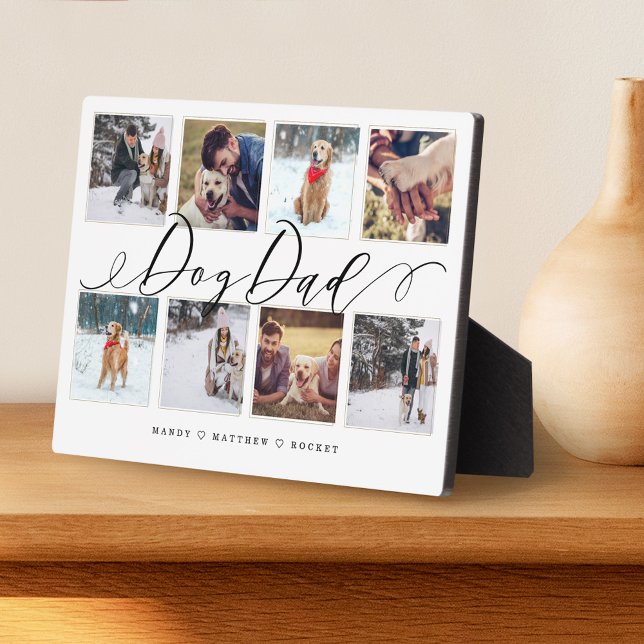Plaque Photo Cadeau pour papa de chien | Collage de photos de f (Créateur téléchargé)