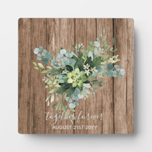 Plaque Photo Cadeaux de fête de mariée sur mesure cadeau de ver