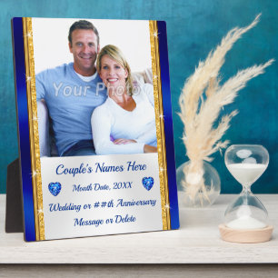 Plaque Photo Cadeaux de mariage bon marché pour le deuxième mar