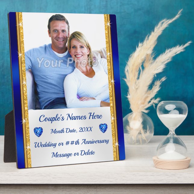 Plaque Photo Cadeaux de mariage bon marché pour le deuxième mar (Côté)