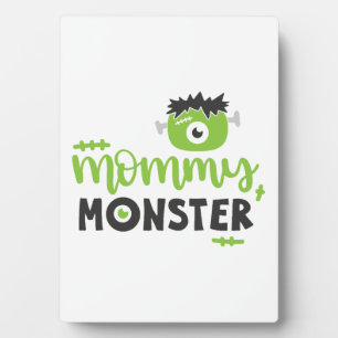 Plaque Photo Cadeaux de monstre de maman Cadeau d'Halloween pou