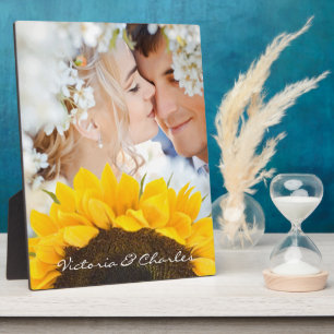 Plaque Photo Cadeaux de tournesol