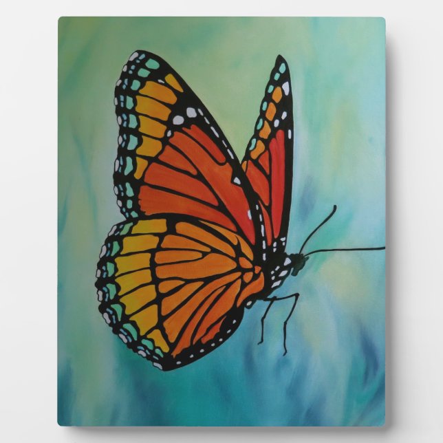Plaque Photo Cadeaux Monarque Papillon (Devant)