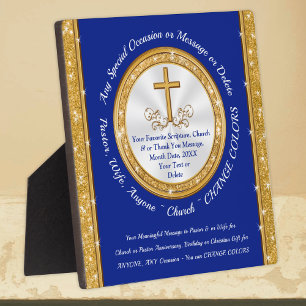 Plaque Photo Cadeaux religieux personnalisés, pour lui ou elle,