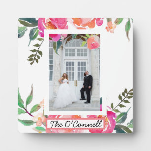 Plaque Photo Cadre de mariage