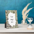 Cadre en mosaïque verte