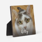 Cadre personnalisé avec photo et nom, fond chevale