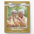 Cadre photo 8x10 pour les 50 ans de mariage en or