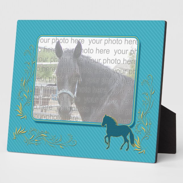 Plaque Photo Cadre photo Paso Fino Horse (Côté)