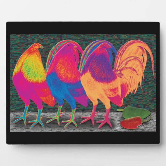 Plaque Photo Cantina Roosters (Devant)