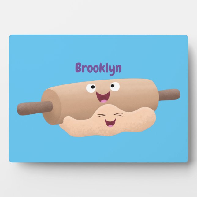 Plaque Photo Caricature à pâte molle et à pâte molle  (Devant)