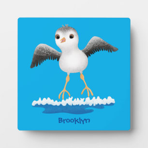 Plaque Photo Caricature en bécasseau mignon