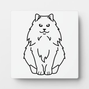Plaque Photo Caricature norvégienne pour chats